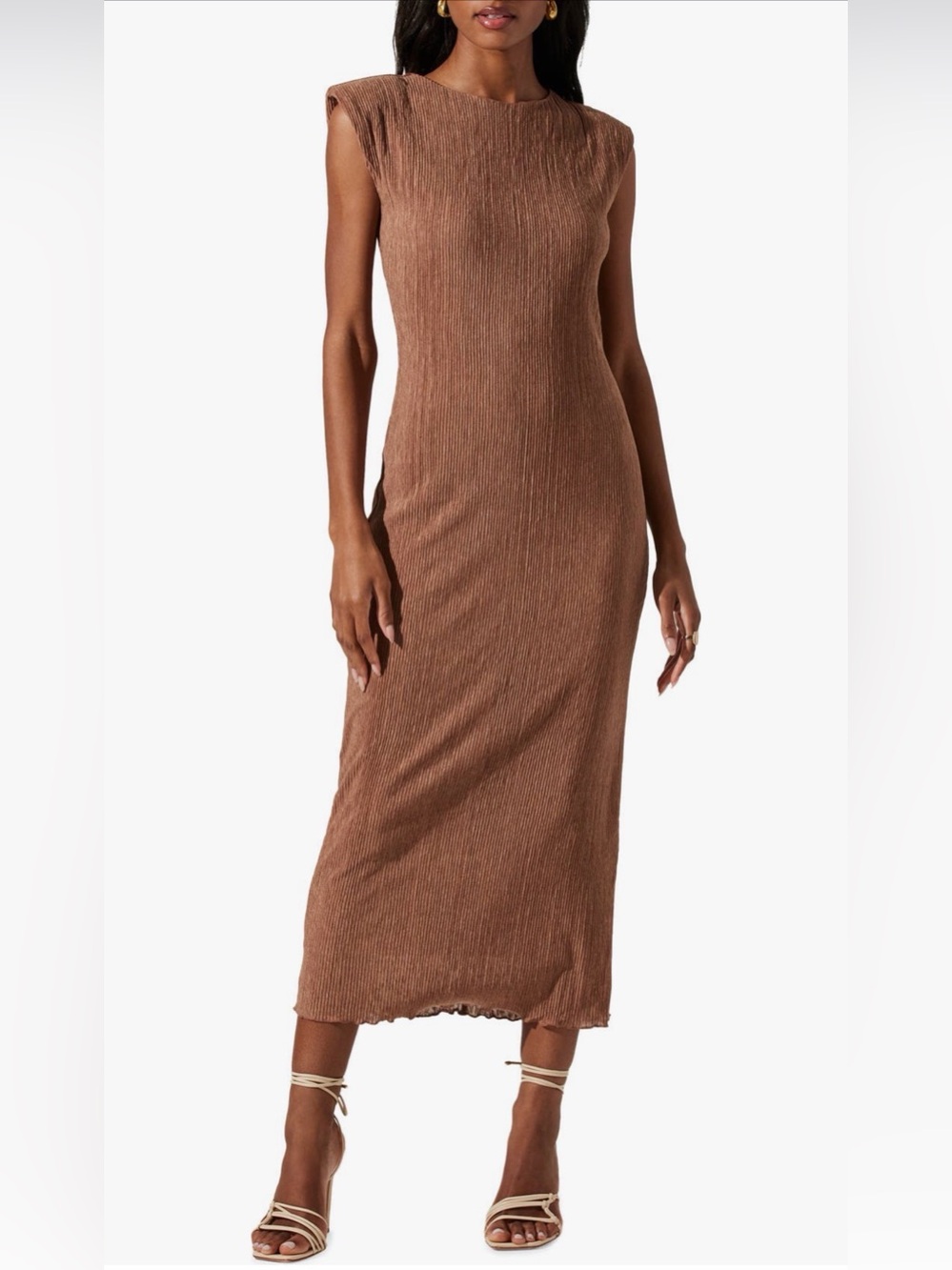 ASTR the Label Plisse Maxi Dress
